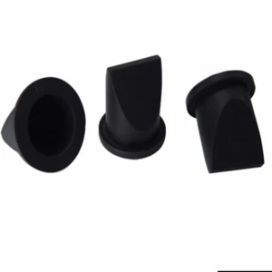 10 Pieces 25.5 x 17 x 24.5mm Black Silicone Duckbill Valve One-Way Check Valve - Picture 1 of 6