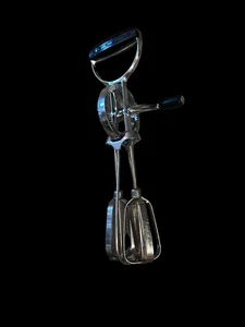 Vintage High speed EKCO Best Egg Beater Hand Held Mixer Stainless Steel USA‼️ - Picture 1 of 5