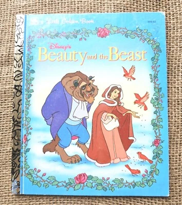 Disney Little Golden Book 1991 La Bella y la Bestia Foto 1 de 4