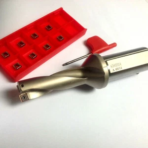 1 x Wendeplattenbohrer 15mm/3xd mit 10 Wendeplatten NEU!! Mit Rechnung!! - Picture 1 of 3