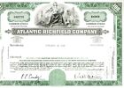 Atlantic Richfield Company Stock Certificate 100 Shares