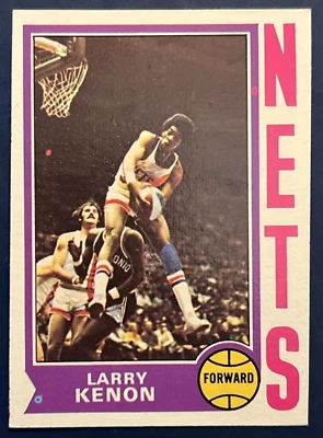 1974-75 Topps #216 NM Larry Kenon (RC) New Jersey Nets basketball card - Memphis - Image 1 of 3