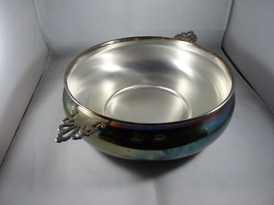 Sheffield Silver Co. Cuenco de plata con doble asa en muy buen estado Foto 1 de 4