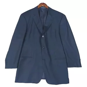 Hugo Boss Blazer Men's 44R Black Virgin Wool Blend Einstein Sigma Sports Coat - Picture 1 of 17