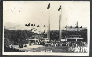 1955 TURKEY IZMIR FAIR LAUSANNE GATE INTERNATIONAL CULTURAL PARK REAL PHOTO - Picture 1 of 2