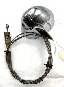 70 Cuda Challenger E-Body LH drivers side remote chrome mirror OEM - Foto 1 di 12