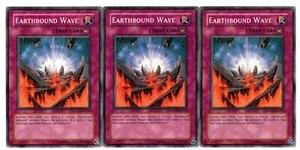 Yugioh- 3X Earthbound Wave - Common - Unlimited - SOVR-EN070 - Near Mint - Picture 1 of 1