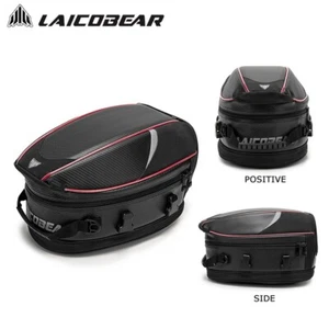 Motocentric Motorcycle Tail Bag Multifunction Motor Rear Seat Rider Backpack Bag - Picture 1 of 8