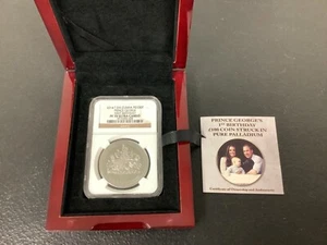 2014 Tristan Da Cunha 100 Pounds Palladium Prince George NGC PR70 - Picture 1 of 4