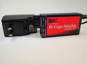 1 - IMC NETWORKS IE-GIGA-MINIMC 10/100/1000 Mbps GIGABIT FIBER CONVERTER - Picture 1 of 4