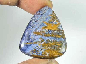 30X38MM Natural Pitersite Pear Cabochon Loose Gemstone 54Cts. - Picture 1 of 7