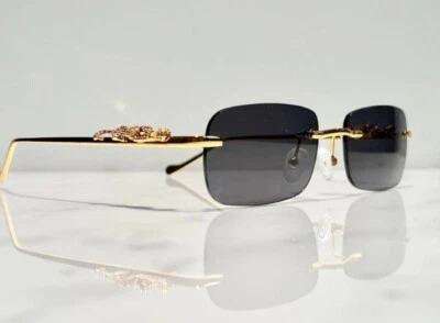 Lente negra transparente BonanoDiamond Cut - TOTALMENTE NUEVA Buffalo Horn Woods Cartier Foto 1 de 4