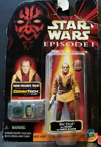 1998 STAR WARS EPISODE I RIC OLIE COMM TECH CHIP NIB SEE NOTE - Picture 1 of 4