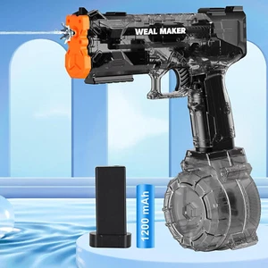 Brisum Stärkste Elektrische Wasserpistole mit 400 Ammos, Transparenten Automatis - Bild 1 von 2