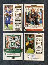 BUY 4, GET 3! 🔥🏈2022 Panini NFL Contenders w/ RCs &Autos (+New 10/5) You Pick!