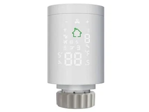 Zigbee Heizkörperventil-Thermostat LCD-Anzeige auf dem Gehäuse Betrieb mit AA... - Bild 1 von 7