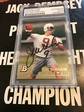 Jim McMahon signed PSA/DNA COA Authentic Slabbed Auto autograph 1994 Bowman 