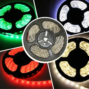 USA Bright 12V 5M 16.4ft 3528 5050 5630 RGB SMD 300 LED Flexible Strip light - Picture 1 of 5