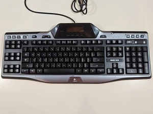 Logitech G510 USB Wired Gaming Keyboard LCD Y-U0010 Black TESTED WORKING - Picture 1 of 5