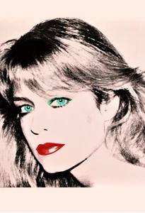 FARRAH FAWCETT - ANDY WARHOL - 4"X6" PHOTOGRAPH - Picture 1 of 1