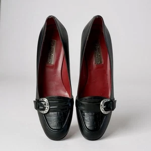 Brighton "Galina" Pumps. Schwarz Gr. 8M. Top Zustand no box. 2 1/4 inch heels - Bild 1 von 6
