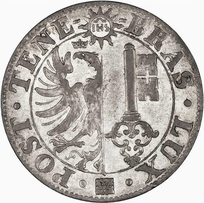 Switzerland (Geneva) 1844 25 Centimes EF - Image 1 of 2