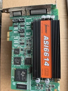 AudioScience ASI6614 Broadcast Multichannel PCIe AES Digital Sound Card Balanced - Afbeelding 1 van 3
