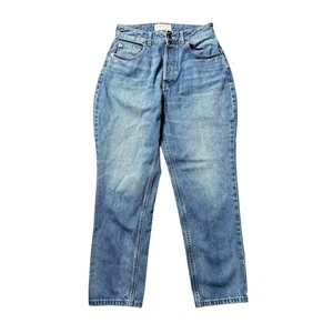 Everlane Jeans Damen 27 High Rise Blau Denim Curvy Leg Cropped Bio Baumwolle - Bild 1 von 7