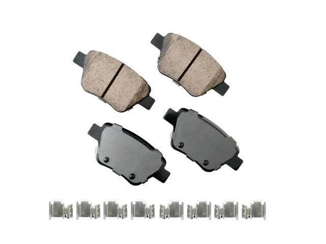 Rear Brake Pad Set For 2009-2013 Audi A3 Quattro 2010 2011 2012 JS916GV - Image 1 of 1