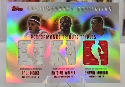 Juego contemporáneo 2003 usado 3 parches rojo/50 Pierce Walker Marion 《listo para losa》🔥 Foto 1 de 4