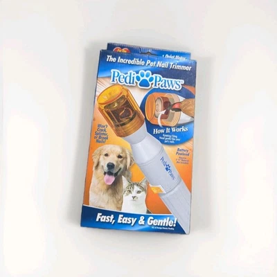 Pedi Paws Pet Nail Trimmer Won't Crack Splinter Or Break Nails, SEALED - Image 1 of 2