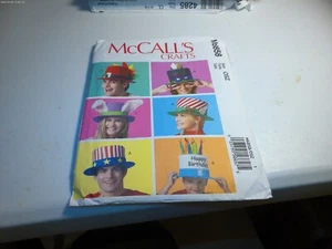McCall's Pattern M6858 FABRIC EVENT HATS 4 Sizes Birthday Turkey Xmas 4th July - Picture 1 of 1