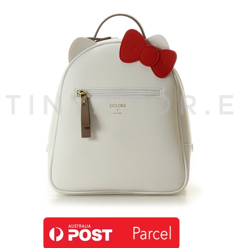 Mochila Hello Kitty Sanrio Bolso Japonés Mochila Media Mujer eBag Totalmente Nueva Foto 1 de 4