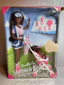 Vintage 1995 Mattel Strollin' Fun Barbie & Kelly 13743 NRFB - Bild 1 von 12