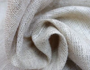 Burlap fabric, natural jute, can be used for artificial plant pots, dress design - Picture 1 of 1