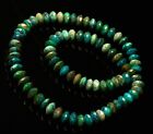 Natural Chrysocolla Gemstone 8 mm Size Faceted German Cut Beads 14 Inch Strand