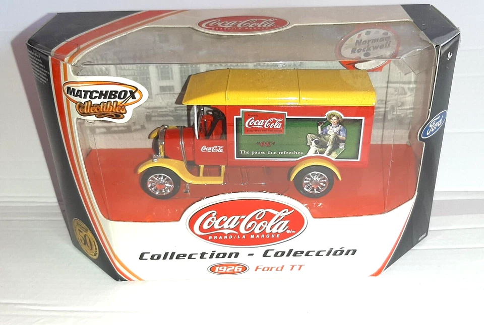 MATCHBOX 1/43 FORD TT NORMAN ROCKWELL 1926 COCA COLA - Immagine 1 di 1