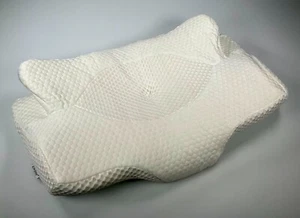Elviros Memory Foam Pillow - Ergonomic Pillow for Neck and Shoulder Pain - White - Picture 1 of 5