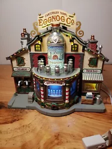 2016 LEMAX "CANTERBURY FARMS EGGNOG FACTORY" Sights & Sounds #65131 ~~MINT~~ - Picture 1 of 12