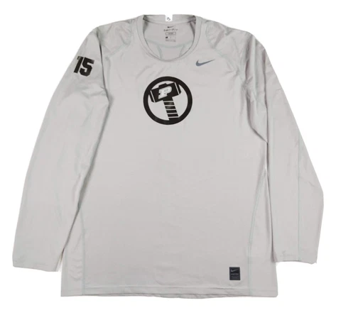 Nike Purdue Boilermakers Team Issued Basketball Shooting Shirt Mens L Gray Cover