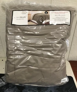 Modern Threads Stone/Champane King Reversible All Season Comforter 104"x88" NEW  - Picture 1 of 6