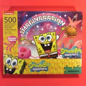 Rompecabezas Bob Esponja Pantalones Cuadrados Imaginación Nickelodeon 500 Piezas NUEVO - Imagen 1 de 2