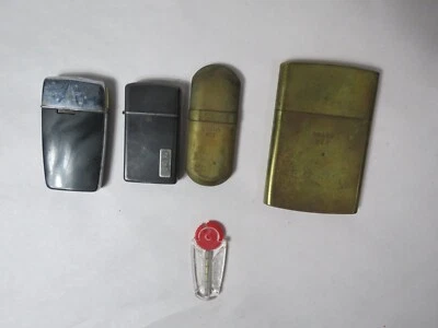 Vintage Lighter Lot  Lighters And DIFFERENT PARTS As-Is. RARE/BRASS N5 - Image 1 of 4