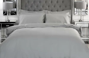 Ropa de cama de material ecológico de bambú en gris platino 300 hilos contados - Imagen 1 de 3