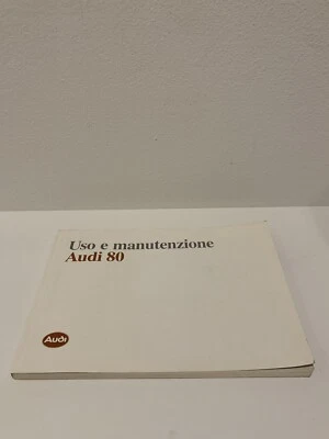 Libretto Di Uso E Manutenzione Auto Audi 80 - Immagine 1 di 4