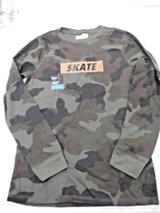 CAMICIA TERMICA MIMETICA MIMETICA VERDE RAGAZZI GRANDE 10/12 URBAN PIPELINE L/S SKATE NUOVA #21988 - Foto 1 di 2