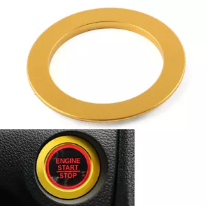 Engine Start Stop Button Ring Trim For Honda Civic 10th Generation 2016-21 Gold - Picture 1 of 8