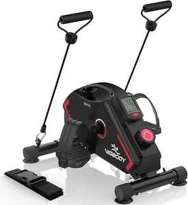 Under Desk Bike Pedal Exerciser, Magnetic Mini Exercise Bike Desk Cycle, Leg Exe - Picture 1 of 7
