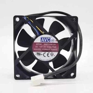 AVC DS07025R12H 12V 0.50A 7CM 7025 4-wire PWM temperature controlled case fan - Picture 1 of 5