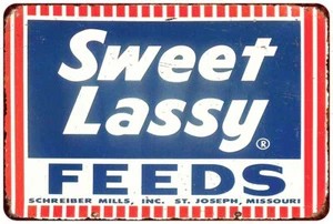 Sweet Lassy Feed Reproduction Metal sign wall art - Picture 1 of 2